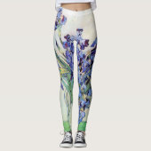 Still Life Vase mit Irisch von Vincent van Gogh Leggings (Vorderseite)