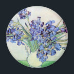 Still Life Vase mit Irisch von Vincent van Gogh Magnet<br><div class="desc">Stillleben: Vase mit Iren von Vincent van Gogh ist ein Vintager Post-Impressionismus der schönen Kunst noch Leben florale Natur Malerei. Ein Bouquet lavender bärtigen Iris-Blume aus einem Frühlingsgarten. Die Vase ist wie ein Krug geformt und voll von Liebe und Romantik lila Blüten. Über den Künstler: Vincent Willem van Gogh (1853-1890)...</div>
