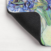 Still Life Vase mit Irisch von Vincent van Gogh Mousepad (Ecke)