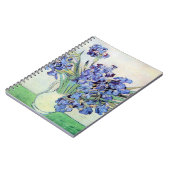 Still Life Vase mit Irisch von Vincent van Gogh Notizblock (Linke Seite)