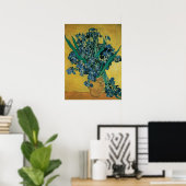 Still Life Vase mit Irisch von Vincent van Gogh Poster (Heimbüro)