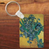 Still Life Vase mit Irisch von Vincent van Gogh Schlüsselanhänger (Vorderseite)
