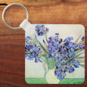 Still Life Vase mit Irisch von Vincent van Gogh Schlüsselanhänger (Vorderseite)