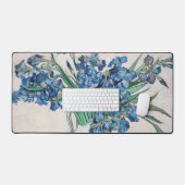 Still Life Vase mit Irisch von Vincent van Gogh Schreibtischunterlage (Tastatur & Maus)
