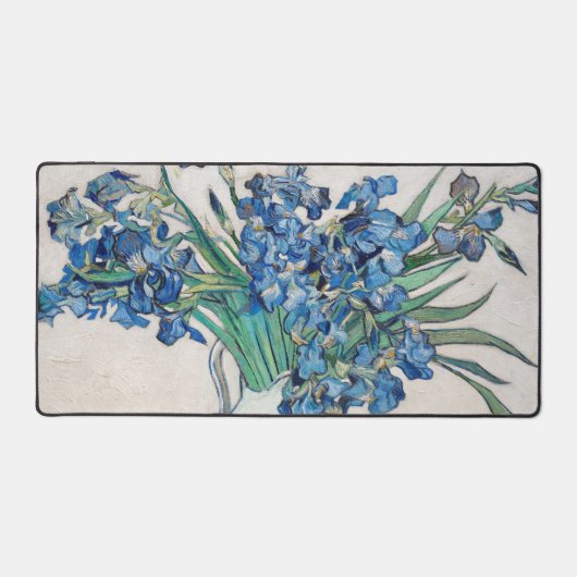 Still Life Vase mit Irisch von Vincent van Gogh Schreibtischunterlage (Vorderseite)