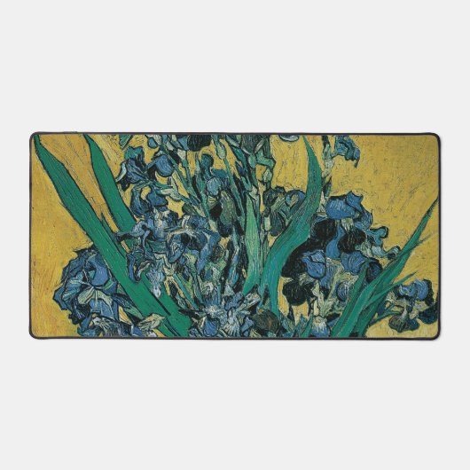 Still Life Vase mit Irisch von Vincent van Gogh Schreibtischunterlage (Vorderseite)