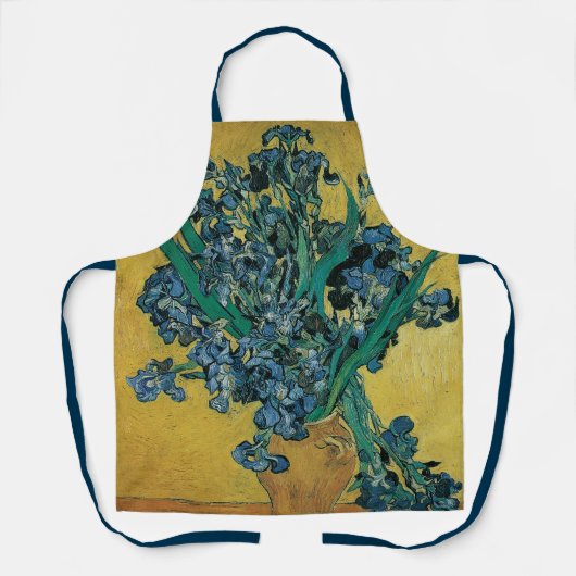Still Life Vase mit Irisch von Vincent van Gogh Schürze (Vorderseite)