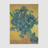 Still Life Vase mit Irisch von Vincent van Gogh Seidenpapier (Vorderseite)