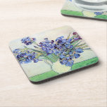 Still Life Vase mit Irisch von Vincent van Gogh Untersetzer<br><div class="desc">Stillleben: Vase mit Iren von Vincent van Gogh ist ein Vintager Post-Impressionismus der schönen Kunst noch Leben florale Natur Malerei. Ein Bouquet lavender bärtigen Iris-Blume aus einem Frühlingsgarten. Die Vase ist wie ein Krug geformt und voll von Liebe und Romantik lila Blüten. Über den Künstler: Vincent Willem van Gogh (1853-1890)...</div>