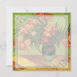 Still Life Vase mit Oleanders und Books, Van Gogh