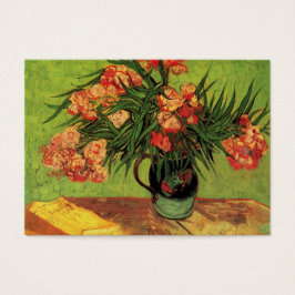 Still Life Vase mit Oleanders und Books, Van Gogh