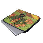 Still Life Vase mit Oleanders und Books, Van Gogh Laptopschutzhülle (Vorne Knopf)