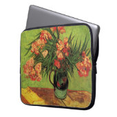 Still Life Vase mit Oleanders und Books, Van Gogh Laptopschutzhülle (Vorderseite Links)