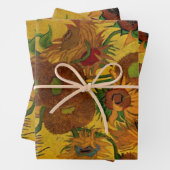 Still Life Vase w 15 Sonnenblumen Vincent van Gogh Geschenkpapier Set (Beispiel)