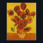 Still Life Vase w 15 Sonnenblumen Vincent van Gogh Holzwanddeko<br><div class="desc">Still Life: Vase mit 15 Sonnenblumen von Vincent van Gogh ist ein Vintager Kunst Post-Impressionismus noch Leben Blumenmalerei. Ein wunderschönes Bouquet mit frisch geschnittenen gelben und orangefarbenen Sonnenblumen aus einem Sommergarten in voller Blüte. Über den Künstler: Vincent Willem van Gogh (1853-1890) war einer der berühmtesten postimpressionistischen Maler seiner Zeit. Seine...</div>