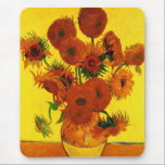 Still Life Vase w 15 Sonnenblumen Vincent van Gogh Mousepad<br><div class="desc">Still Life: Vase mit 15 Sonnenblumen von Vincent van Gogh ist ein Vintager Kunst Post-Impressionismus noch Leben Blumenmalerei. Ein wunderschönes Bouquet mit frisch geschnittenen gelben und orangefarbenen Sonnenblumen aus einem Sommergarten in voller Blüte. Über den Künstler: Vincent Willem van Gogh (1853-1890) war einer der berühmtesten postimpressionistischen Maler seiner Zeit. Seine...</div>