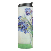 Still Life Vase with Irises by Vincent van Gogh Thermosbecher (Nach links gedreht)