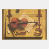Still Life Violin and Music von William Harnett Geschenkpapier Set (Vorderseite 3)