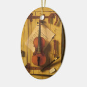 Still Life Violin and Music von William Harnett Keramikornament (Links)