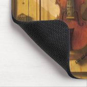 Still Life Violin and Music von William Harnett Mousepad (Ecke)
