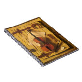 Still Life Violin and Music von William Harnett Notizblock (Rechte Seite)