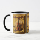 Still Life Violin and Music von William Harnett Tasse (Links)