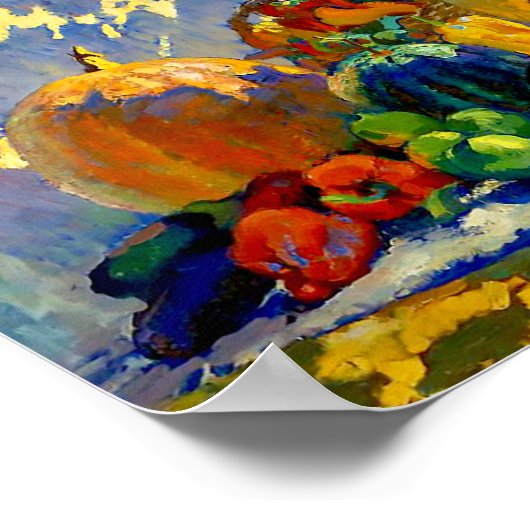 Still Life von Konstantin Gorbatov Poster (Ecke)