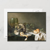 Still Life von Willem Claeszoon Heda Postkarte (Vorne/Hinten)