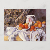 Still Life Vorhang Pitcher Paul Cézanne Postkarte (Vorderseite)