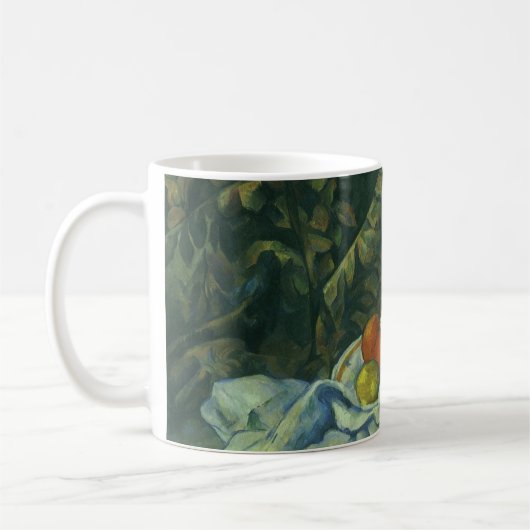 Still Life, Vorhang und Pitcher von Paul Cezanne Kaffeetasse (Links)