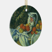 Still Life, Vorhang und Pitcher von Paul Cezanne Keramik Ornament (Rechts)