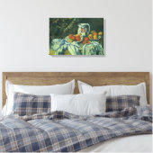 Still Life, Vorhang und Pitcher von Paul Cezanne Leinwanddruck (Insitu (Schlafzimmer))
