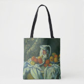 Still Life, Vorhang und Pitcher von Paul Cezanne Tasche (Vorderseite)