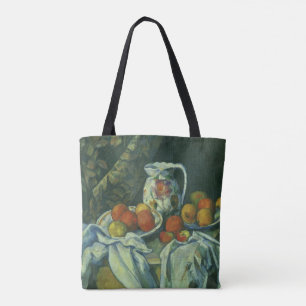 Still Life, Vorhang und Pitcher von Paul Cezanne Tasche