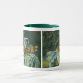 Still Life, Vorhang und Pitcher von Paul Cezanne Tasse (Zentrum)