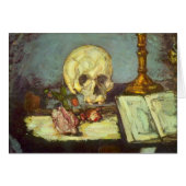 Still Life w Skull, Candle, Book by Paul Cezanne (Vorderseite (Horizontal))