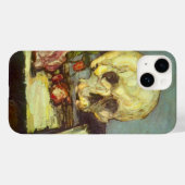 Still Life w Skull, Candle, Book by Paul Cezanne Case-Mate iPhone Hülle (Rückseite (Horizontal))