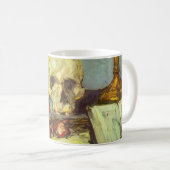 Still Life w Skull, Candle, Book by Paul Cezanne Kaffeetasse (VorderseiteRechts)