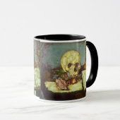 Still Life w Skull, Candle, Book by Paul Cezanne Tasse (VorderseiteRechts)