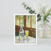 Still Life with Absinthe by Van Gogh Postkarte (Stehend Vorderseite)