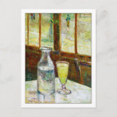Still Life with Absinthe by Van Gogh Postkarte (Vorderseite)