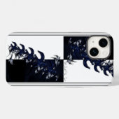 "Still Life with Blue Spirit", iPhone 14 Case (Rückseite (Horizontal))