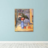 Still Life with Blue Vase von Paul Cezanne Leinwanddruck (Insitu (Holzboden))