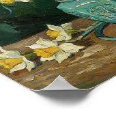 Still Life with Daffodils After Van Gogh Poster (Ecke)