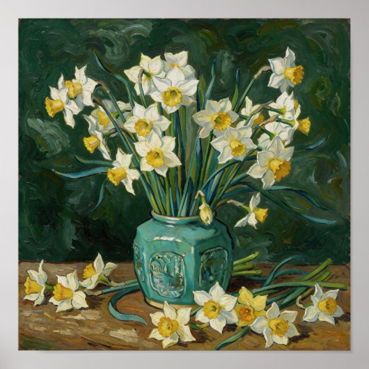 Still Life with Daffodils After Van Gogh Poster (Vorne)