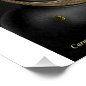 "Still Life with Darkned Energy", Glossy Poster (Ecke)