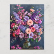 Still Life with Delphiniums and Ranunculus