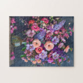 Still Life with Delphiniums and Ranunculus Puzzle (Horizontal)