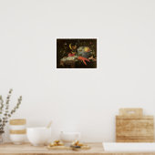 Still Life with Fruit and Shell Fish, 1653 (oil on Poster (Küche)