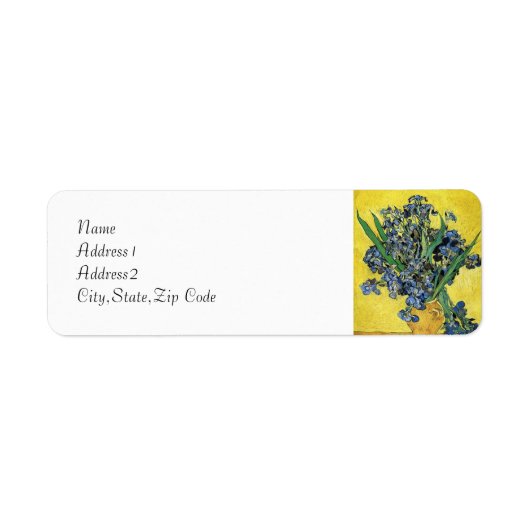 Still Life with Irises von Van Gogh (Vorne)